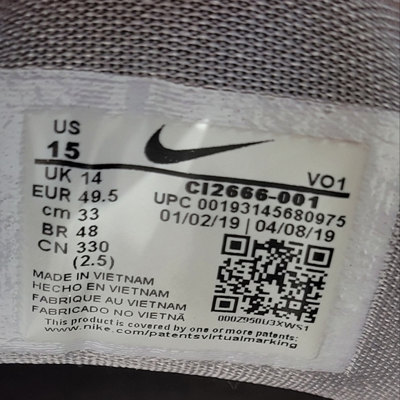 Limited Edition 50th Anniversary Nike NASA PG 3 Shoes main image 9